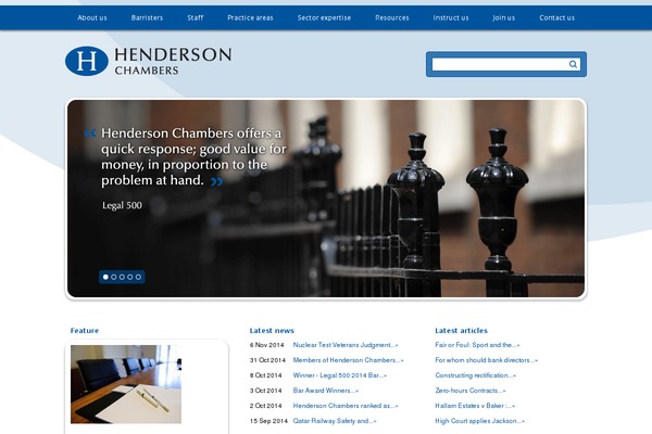 hendersonchambers.co.uk site used Henderson