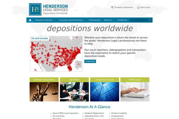Henderson theme site design template sample
