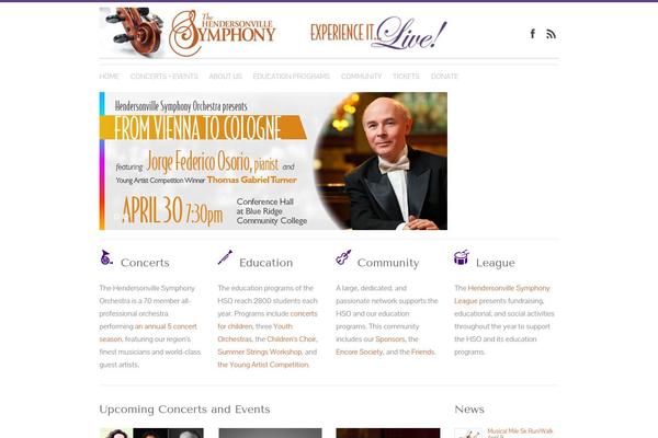 Clarity theme site design template sample