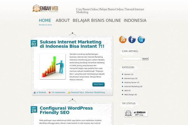 Personalpress theme site design template sample