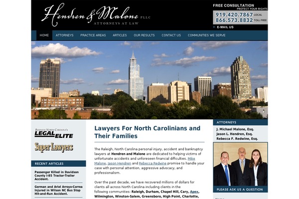 hendrenmalone.com site used Hamv2