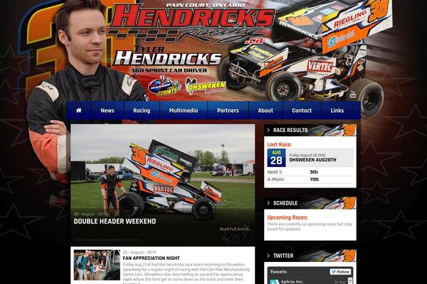 Driver theme site design template sample