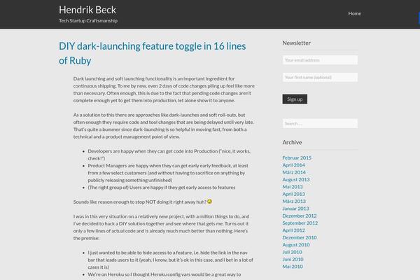 Kirumo theme site design template sample