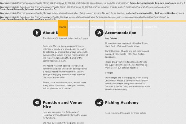 Fishing theme site design template sample