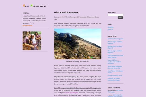 Ari theme site design template sample