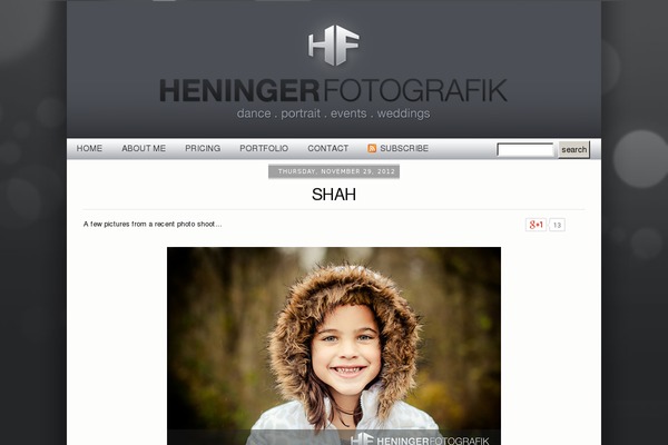 ProPhoto 3 theme site design template sample