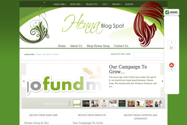 Site using WP Font Awesome Share Icons plugin