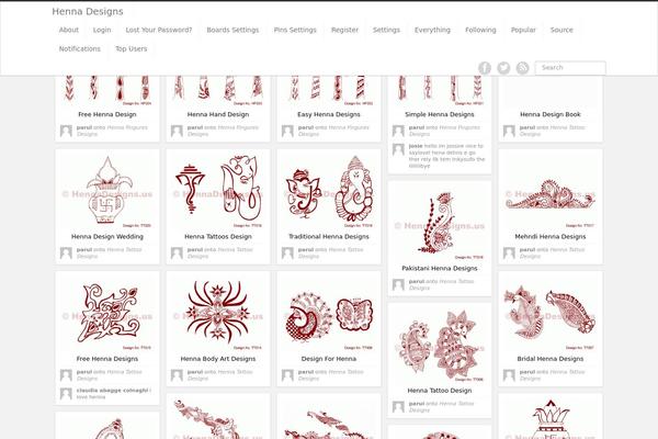 iPin theme site design template sample