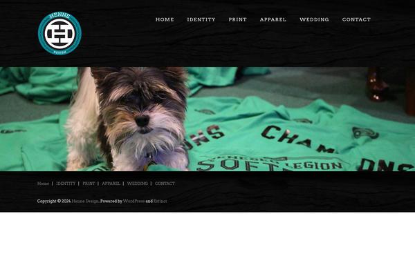 Extinct theme site design template sample