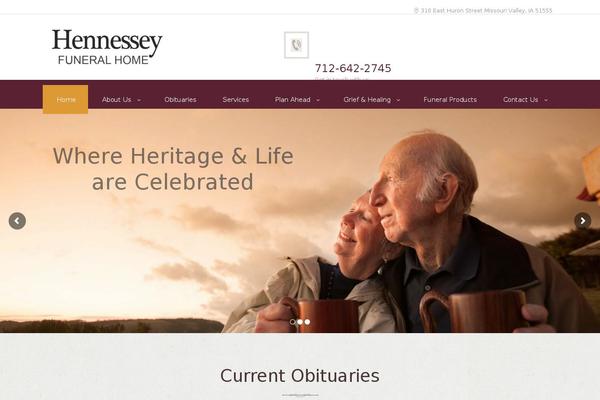 Blessing theme site design template sample