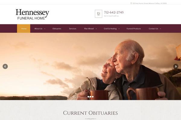 Blessing theme site design template sample