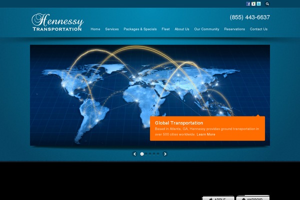 Flare theme site design template sample