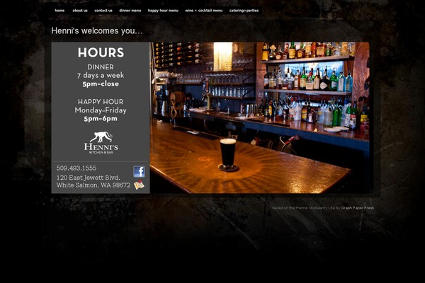 Modularity Lite theme site design template sample