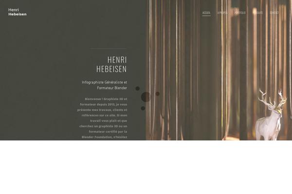 Vigor theme site design template sample