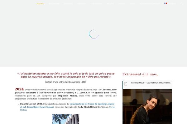Site using Wonderplugin-audio plugin