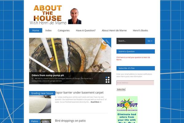 Gonzo theme site design template sample