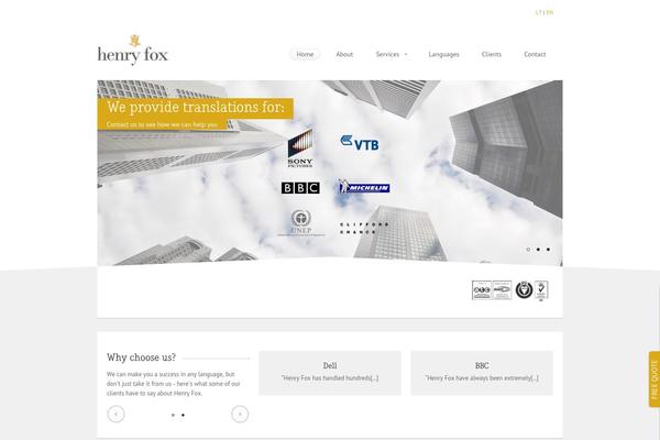 Felis theme site design template sample
