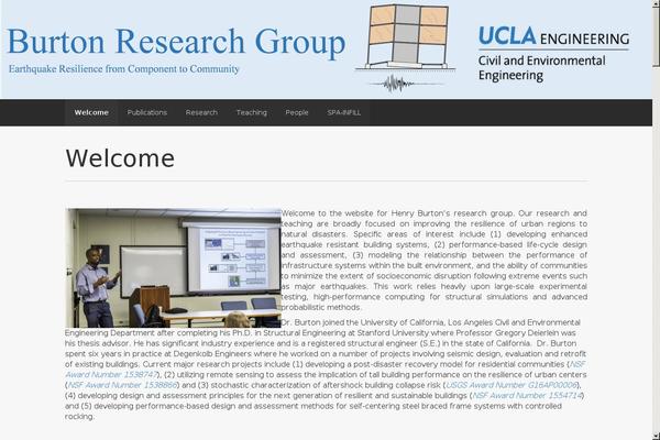 Faculty theme site design template sample