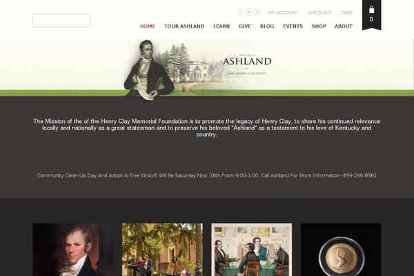 Oxygen theme site design template sample