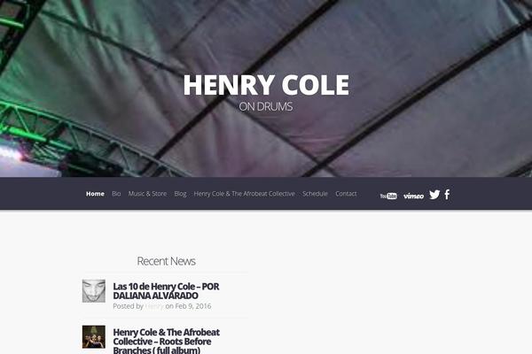 Harmony theme site design template sample