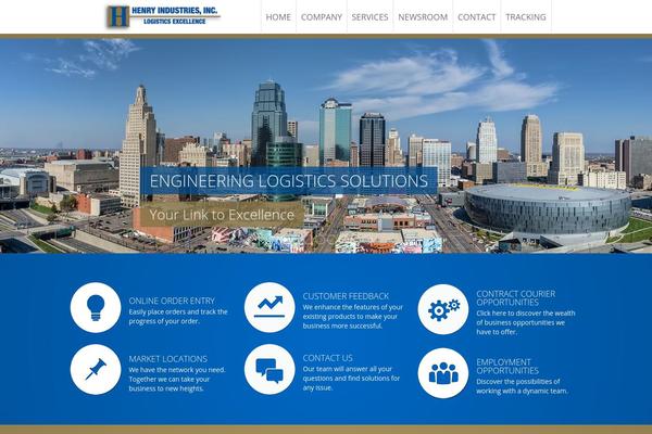 Infinite theme site design template sample