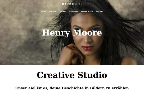 Photography theme site design template sample