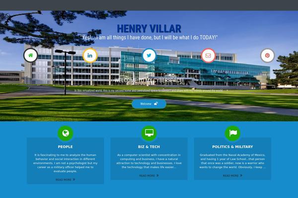 henryvillar.com site used Rendition