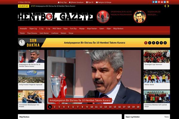hentbolgazete.com site used Enginhaberv2.3