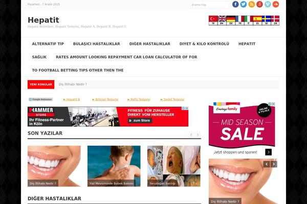 Renad theme site design template sample