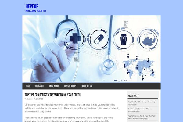 Striker theme site design template sample