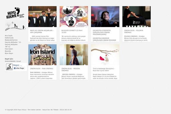 Gridlocked theme site design template sample