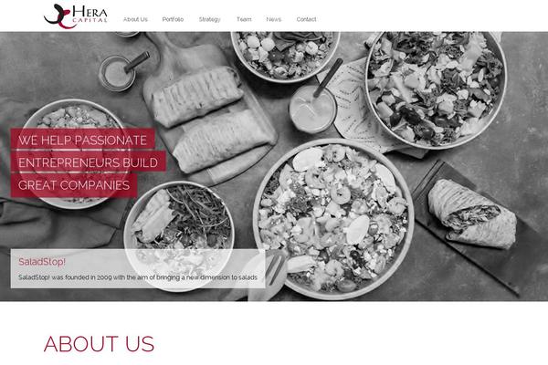Hera website example screenshot