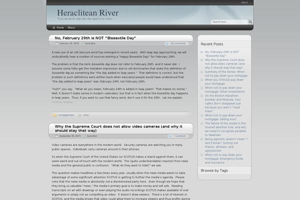 heracliteanriver.com site used Arjuna X