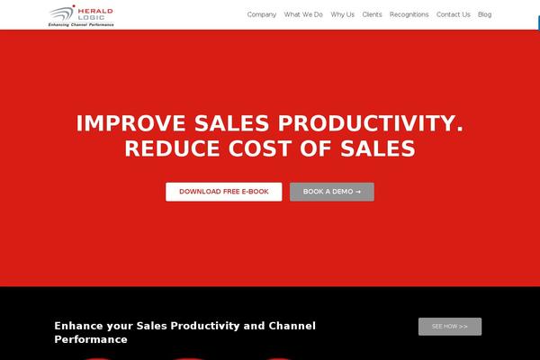 Zerif Pro theme site design template sample