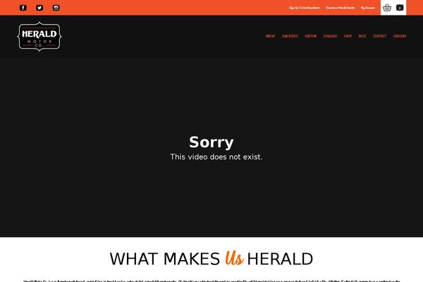 Herald theme site design template sample