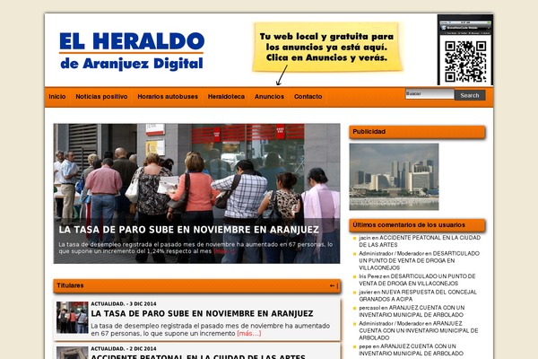 heraldoaranjuez.com site used MagUp