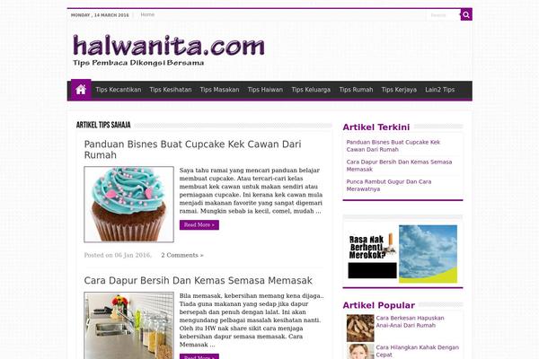 Sahifa theme site design template sample