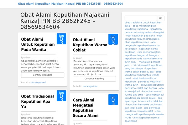 herbal-obat.com site used Geminiwptheme