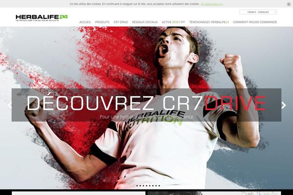 herbalife24.fr site used Herbalife24