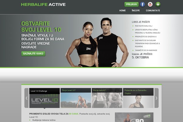 herbalifeactive.rs site used Herbalife