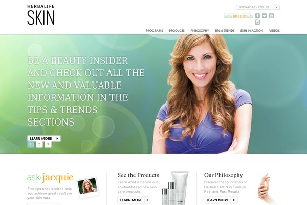 herbalifeskin.co.in site used Herbalife