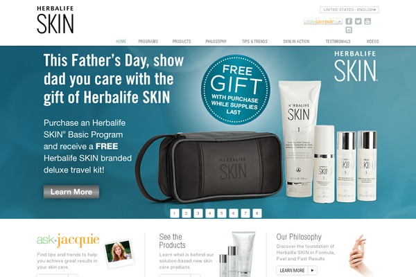 herbalife theme websites examples