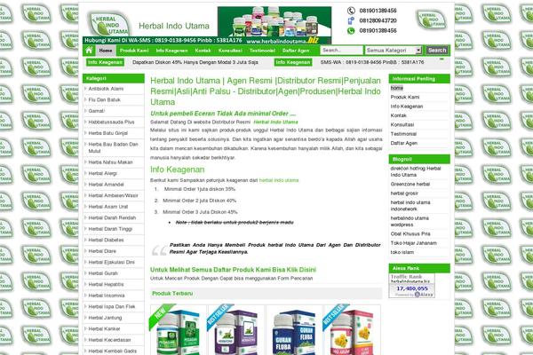 Wptoko theme site design template sample