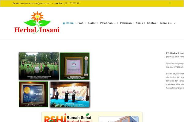 Wiz-child theme site design template sample