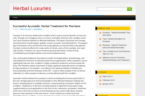 herballuxuries.biz site used Menengo