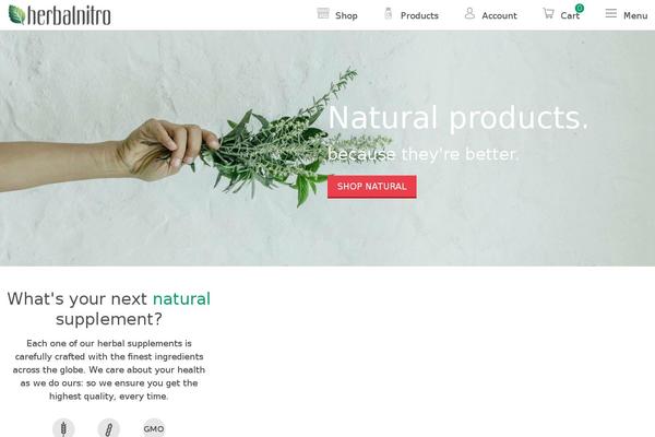 Cherry Framework theme site design template sample