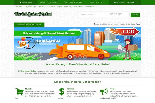 herbalsehatmadani.com site used Lapax1.2.3d
