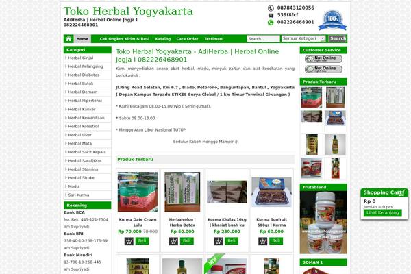Wptoko theme site design template sample