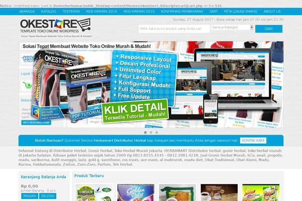 herbamart.com site used Indostore4-2client