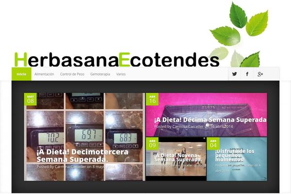 Nexus theme site design template sample